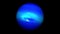 The Planet Neptune Rotating Isolated