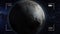 Planet Pluto. Beautiful 3d animation of The Pluto planet rotates with alpha channel. Planet Pluto animation