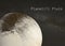 Planet Pluto on Milky Way Background