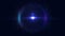 Planet, space, star. Blue abstract background with bright bokeh. Loop animations.