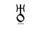 Planet symbol, sign of Uranus. Symbol illustration of astrology planet - Uranus. Zodiac and astrology sign element. Planetary logo
