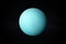 Planet Uranus in space