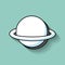 planets education space line icon