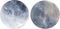 Planets realistic transparent set with planets isolated vector illustration. Planets, stars, comet, moon