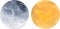 Planets realistic transparent set with planets isolated vector illustration. Planets, stars, comet, moon