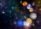 Planets in the row Solar system in the starry universe with copy space Elements of this image furnished by NASA