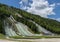 Planica Ski jumping hills in the summer. The Planica Nordic Centre. Julian Alps. Slovenia. Europe