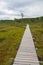 Plank hiking trail through Tolkuse bog