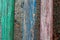 Plank wooden colorful structure for texture or background