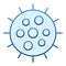 Plankton flat icon. blue icons in trendy flat style. Krill gradient style design, designed for web and app. Eps 10.