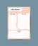 Daily planner template minimalist planners with Clear and simple bubble speech style printable to do list