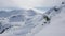 Planneralm skiing resort in winter,  Austrian Alps