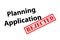 Planning Application Rejected