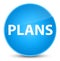 Plans elegant cyan blue round button