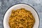 Plant-based food, vegan yeast spread extract risotto