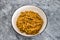 Plant-based food, vegan yeast spread extract risotto