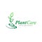 Plant care vector logo concept