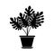 Plant icon vector set. garden illustration sign collection. grower symbol. herb logo.