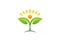 Plant, people, natural, logo, health, sun, leaf, botany, ecology, symbol and icon