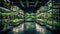 Plant vertical farms producing plant vaccines