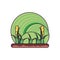 plantation corn natural isolated icon