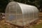 Planting greenhouse. Glass orangery, botanical garden greenhouse, flowers and potted plants home gardening