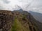 Planting terraces at the top on Machu Picchu inca citadel