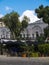 Plants on Casemates Square on the Rock of Gibraltar at the entrance to the Mediterranean Sea