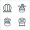 plants line icons. linear set. quality vector line set such as plant, tulip, orchid