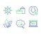 Plants watering, Copywriting network and Yummy smile icons set. Gifts, Loan percent and Sale signs. Vector