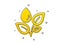 Plants watering icon. Leaves dew sign. Vector