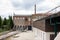 PLASENCIA, SPAIN - April 18, 2012: Old flour factory, today headquarters of the Municipal School of Cuisine