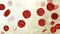 Plasmodium vivax inside red blood cell in the stage of ring-form trophozoite