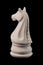 Plaster figurine chess piece horse