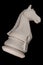 Plaster figurine chess piece horse