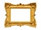 Plaster golden frame