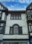 The plaster relief on 60-62 Tavern Street shows Sir Walter Raleigh and Queen Elizabeth I in the heart of Ipswich, Suffolk