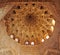 Plasterwork decoration in the Dome of the Room of Two Sisters Sala de las Dos Hermanas. Alhambra of Granada, Andalusia, Spain