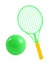 Plastic badminton equipment toy for children