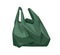 Plastic bag with handles. Disposable cellophane polythene grocery shopping package. Used wrinkled rumpled polyethylene