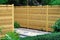 Plastic bamboo fence