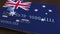 Plastic bank card featuring flag of Australia. National banking system related 3D rendering
