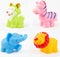 Plastic bath toys