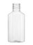 Plastic beverage bottle flat shape disposable