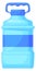 Plastic bottle cartoon icon. Pure water symbol