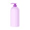 Plastic bottle with dispenser. Vector illustration on a white background.