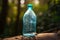 plastic bottle made from recycled materials, ready for reuse