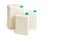 Plastic chemical gallon containers with green cap