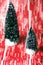 Plastic Christmas trees