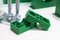 Plastic clamp accessories for use in hoses and pipes